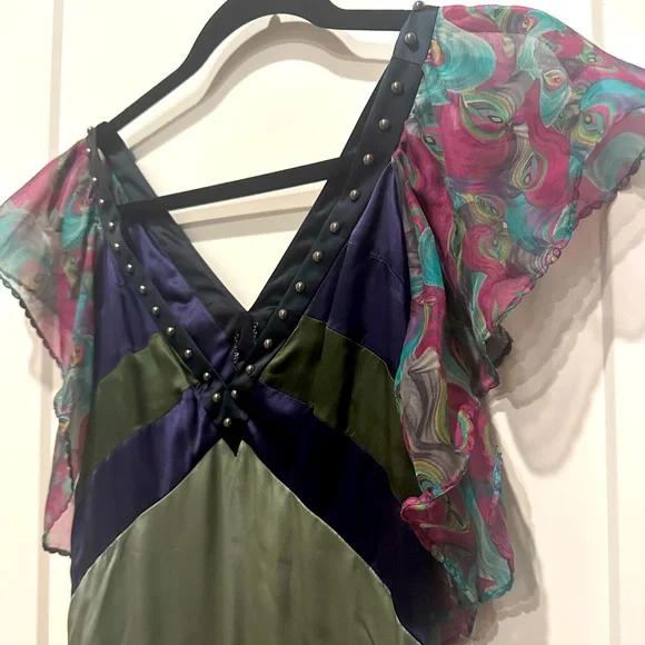 chinese dress ladies Custo Barcelona Graphic Top (M) – Holy Thrift main image 0